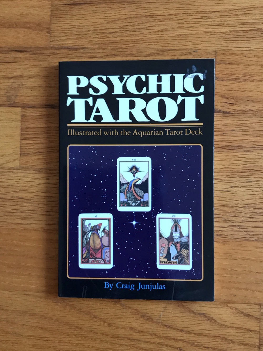 Psychic Tarot by Craig Junjulas - Black Cover with Starry Illustration